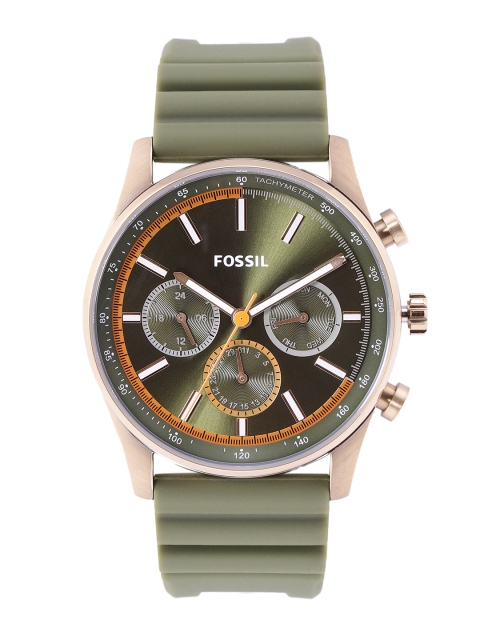 

Fossil Men Olive Green Dial & Olive Green Straps Sullivan Analogue Watch BQ2446
