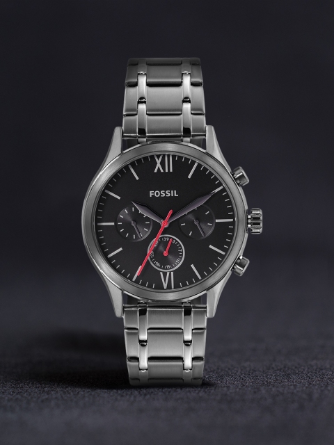 

Fossil Men Black Analogue Watch BQ2408