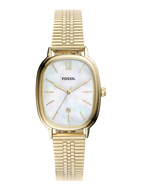 

Fossil Women Lyla Off-White Dial Bracelet Style Analogue Watch BQ3610