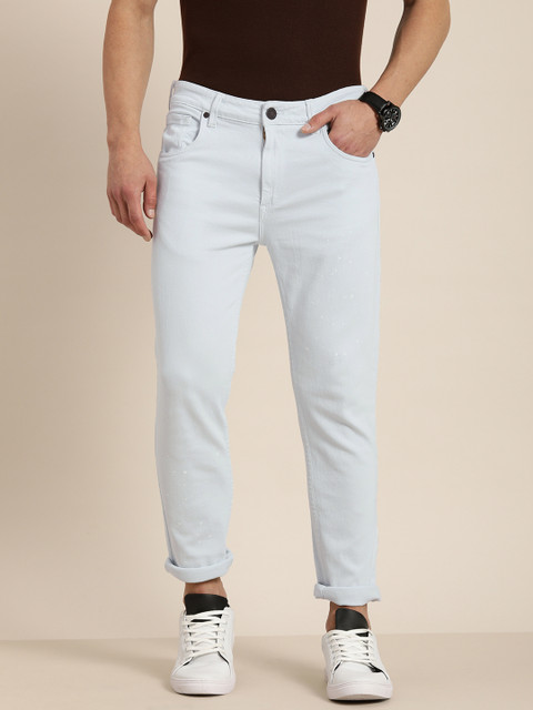 

Moda Rapido Men Blue Slim Fit Mid Rise Clean Look Stretchable Ankle Jeans