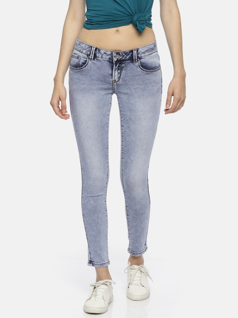 

Deal Jeans Women Blue Skinny Fit Mid-Rise Clean Look Stretchable Jeans