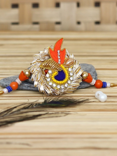 

eCraftIndia Multicoloured Designer Rakhi, Multi