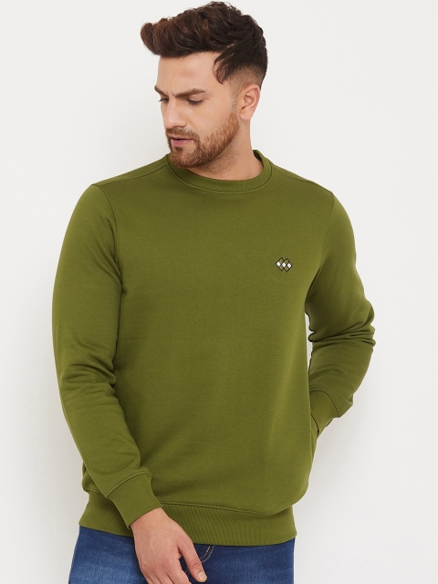 

98 Degree North Men Green Sweatshirt