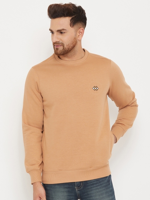 

98 Degree North Men Beige Sweatshirt