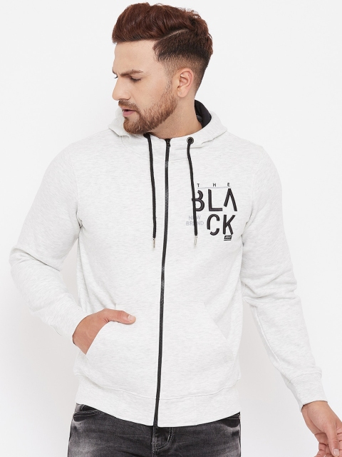 

98 Degree North Men Off White Printed Sweatshirt