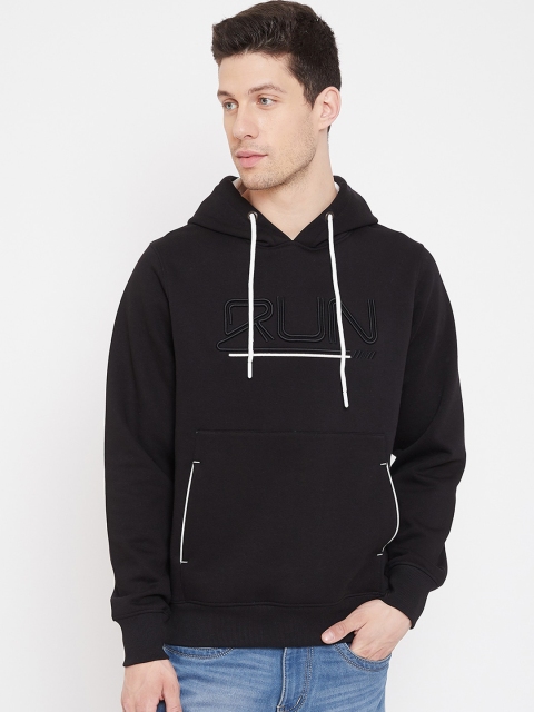 

98 Degree North Men Black Hooded Sweatshirt