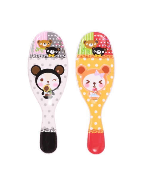 

CUTECUMBER Set of 2 Multicoloured Hair Brushes, Multi