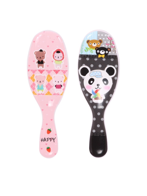 

CUTECUMBER Set of 2 Multicoloured Hair Brushes, Multi