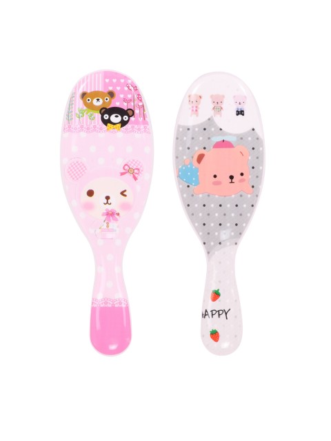 

CUTECUMBER Set of 2 Multicoloured Hair Brushes, Multi