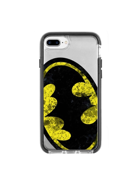 

macmerise Transparent & Black Batman Splatter Printed iPhone 7 Plus Back Case