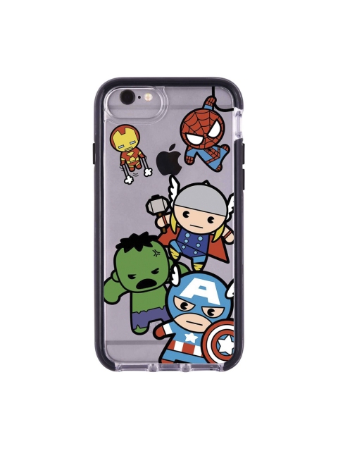 

macmerise Black & Green Kawaii Art Marvel Comics Pattern iPhone 6 Back Case