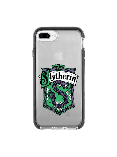 

macmerise Transparent & Green Harry Potter Slytherin Printed iPhone 7 Plus Back Case