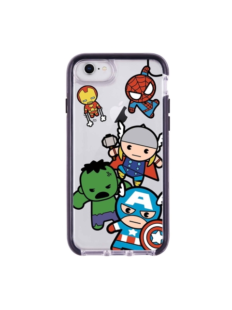 

macmerise White & Green Kawaii Art Marvel Comics Pattern iPhone 8 Back Case