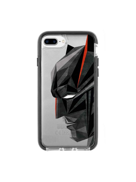 

macmerise Transparent & Black Batman Printed iPhone 7 Plus Back Case, Grey