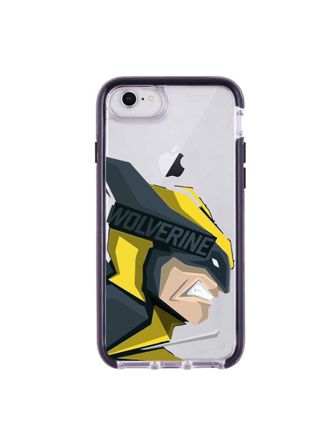 

macmerise White & Yellow Dont Mess with Wolverine Pattern iPhone 8 Back Case