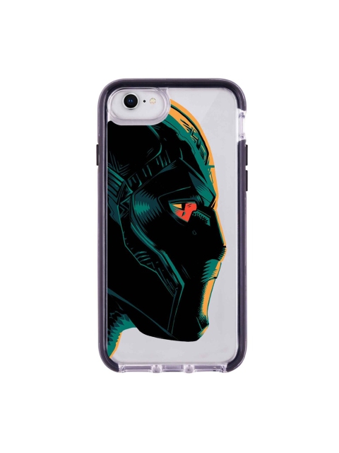 

macmerise White & Green Illuminated Black Panther Pattern iPhone 8 Back Case