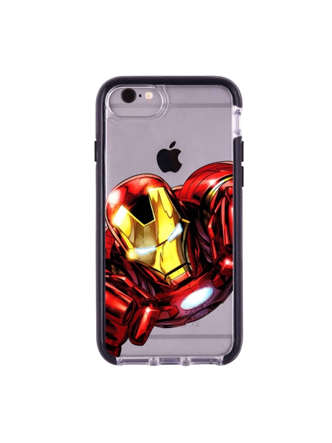 

macmerise Transparent & Red Ironvenger Printed iPhone 6 Back Case