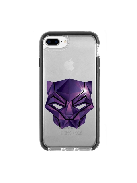 

macmerise White & Purple Black Panther Logo Printed Extreme iPhone 7 Plus Back Case