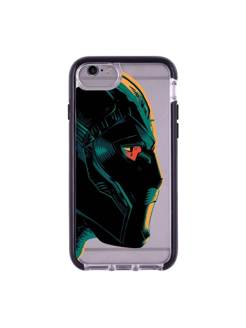 

macmerise Transparent & Black Illuminated Black Panther Printed iPhone 6 Plus Back Case