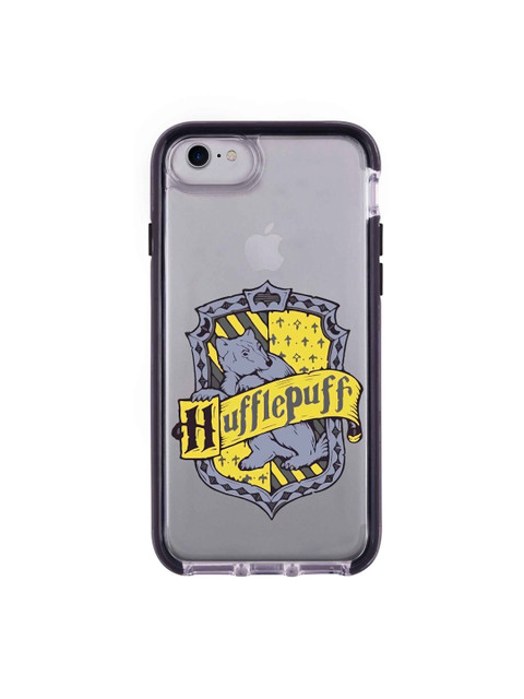 

macmerise Yellow & Grey Crest Hufflepuff Pattern iPhone 7 Back Case