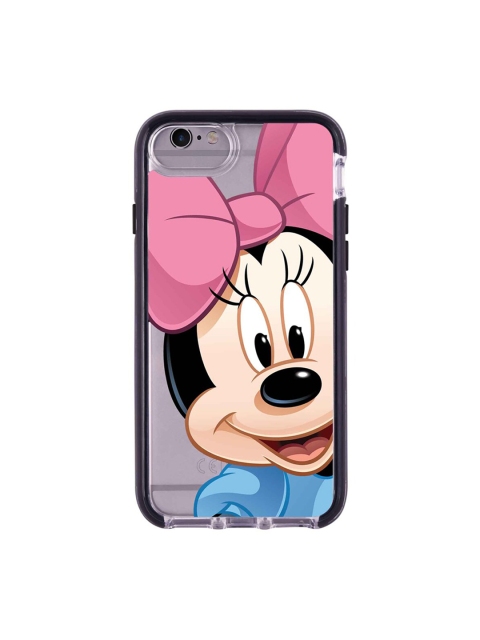 

macmerise Transparent & Pink Zoom Up Minnie Printed iPhone 6 Plus Back Case