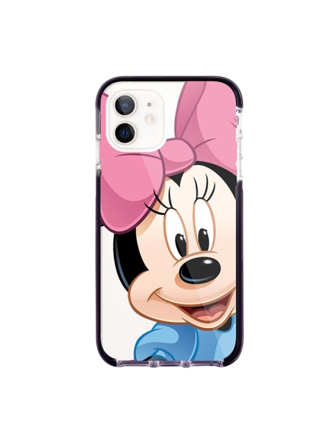

macmerise White & Blue Zoom Up Minnie Printed Rubber iPhone 12 Back Case