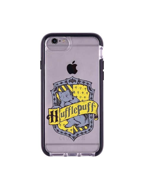 

macmerise Transparent & Yellow Crest Hufflepuff Pattern iPhone 6 Plus Back Case