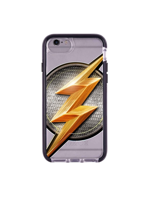 

macmerise Transparent & Gold-Toned Flash Storm Pattern iPhone 6 Plus Back Case