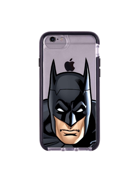 

macmerise Transparent & Black Fierce Batman Printed iPhone 6 Plus Back Case