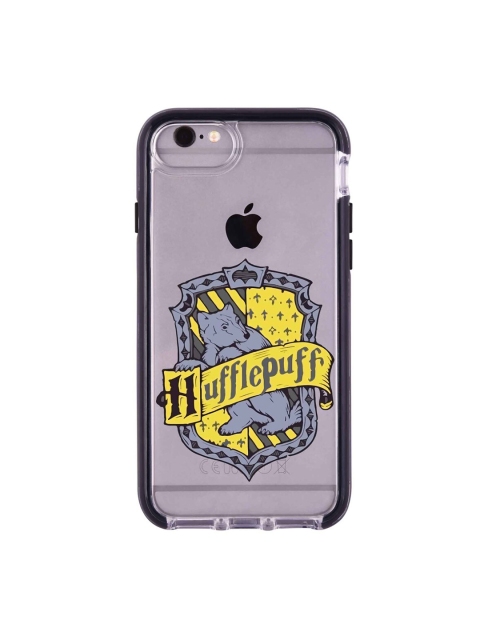 

macmerise Transparent & Yellow Crest Hufflepuff Printed iPhone 6 Back Case