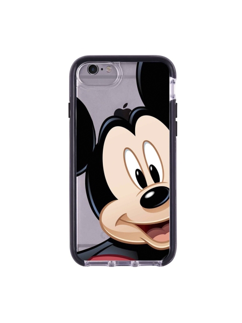 

macmerise Transparent & Beige Zoom Up Mickey Pattern iPhone 6 Plus Back Case