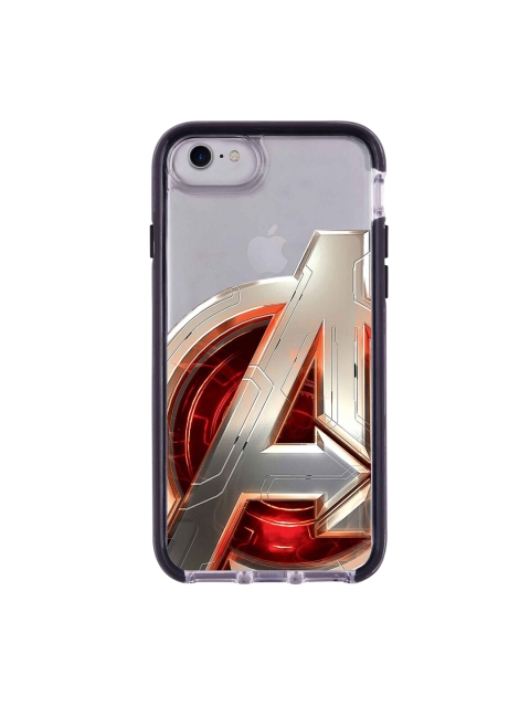 

macmerise Transparent & Red Avengers Version 2 Pattern iPhone 7 Back Case