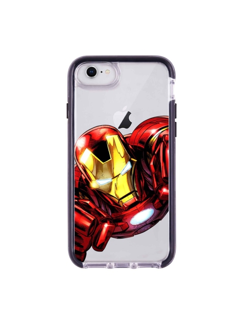 

macmerise Transparent & Red Ironvenger Extreme iPhone 8 Back Case