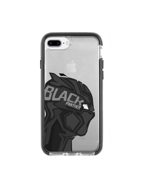 

macmerise Transparent & Black Panther Art Extreme iPhone 7 Plus Back Case