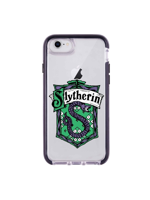 

macmerise Transparent & Green Crest Slytherin Extreme iPhone 8 Back Case