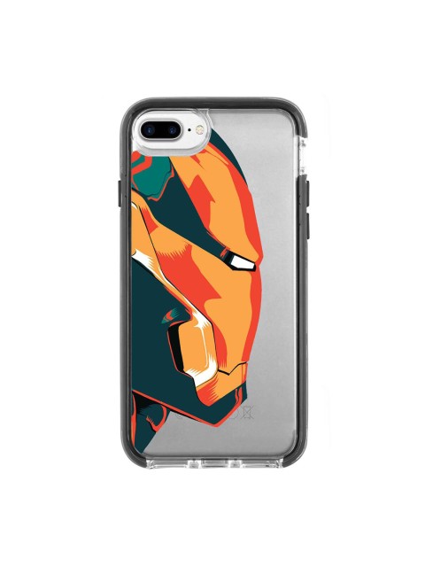 

macmerise Transparent & Yellow Illuminated Ironman Extreme iPhone 7 Plus Back Case