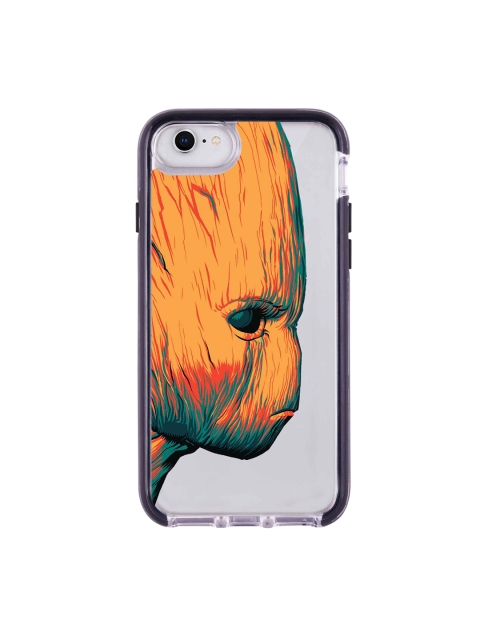 

macmerise Transparent & Yellow Illuminated Groot Extreme iPhone 8 Back Case