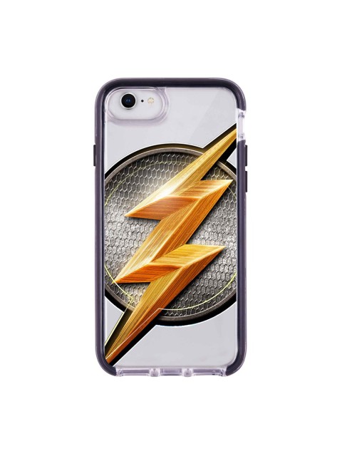 

macmerise Transparent & Yellow Flash Storm Extreme iPhone 8 Back Case