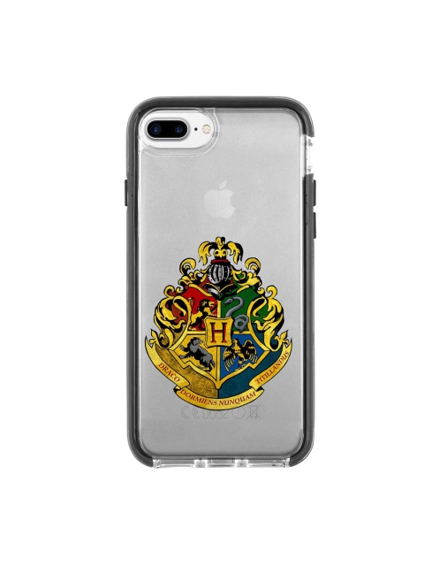 

macmerise Transparent & Yellow Hogwarts Sigil Extreme iPhone 7 Plus Back Case