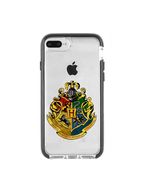 

macmerise Transparent & Yellow Hogwarts Sigil Extreme iPhone 8 Plus Back Case