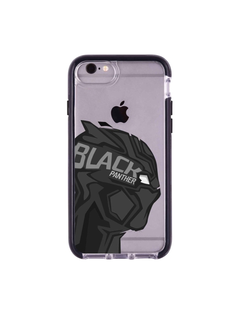 

macmerise Transparent & Black Panther Art Extreme iPhone 6 Back Case