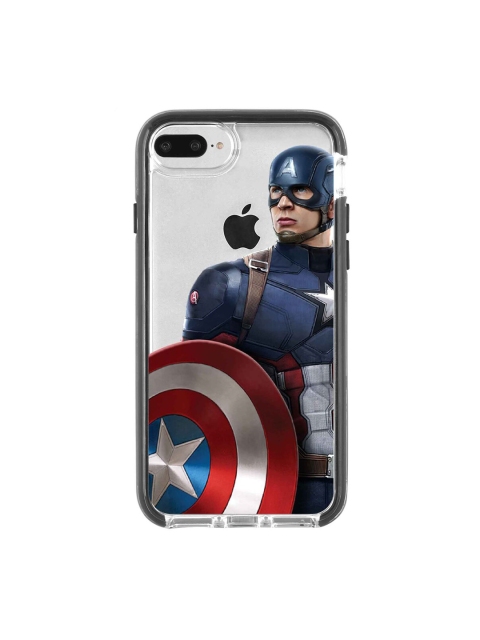

macmerise Transparent & Blue Team Blue Captain Extreme iPhone 8 Plus Back Case