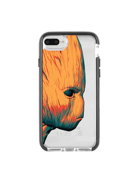 

macmerise Transparent & Yellow Illuminated Groot Extreme iPhone 8 Plus Back Case