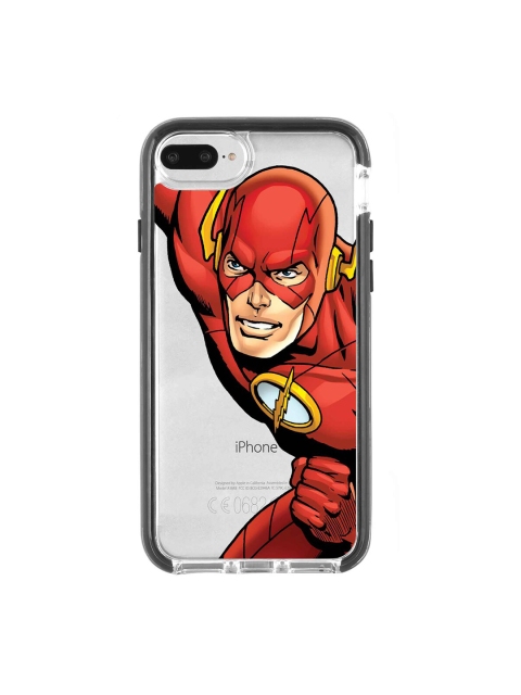 

macmerise Transparent & Red Fierce Flash Extreme iPhone 8 Plus Back Case
