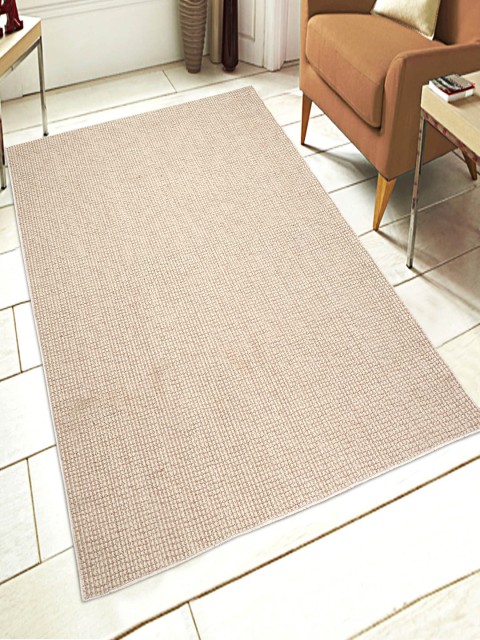 

Saral Home Beige Dot Design Anti-Skid Carpet
