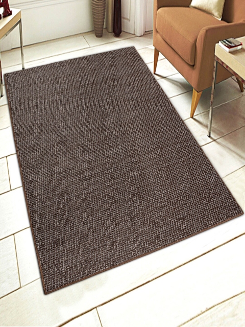

Saral Home Brown Dot Design Anti-Skid Carpet