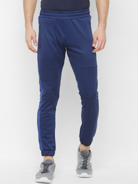 

FiTZ Men Blue Solid Slim-Fit Joggers