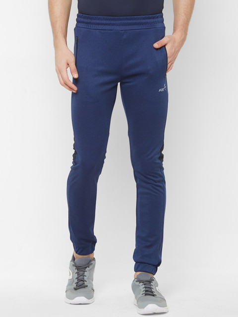 

FiTZ Men Blue Solid Slim-Fit Joggers