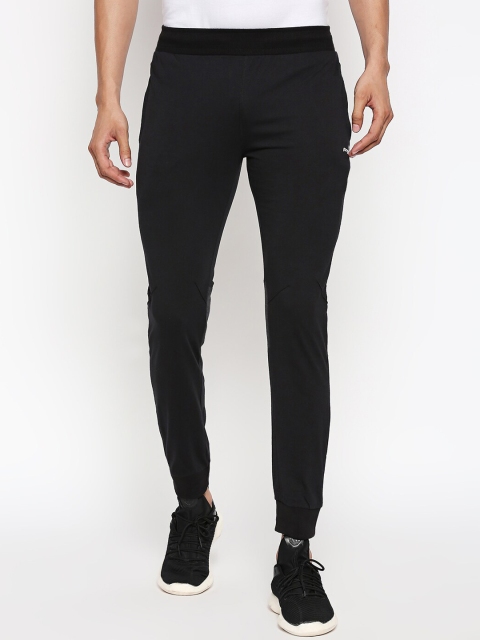 

FiTZ Men Black Solid Slim-Fit Joggers