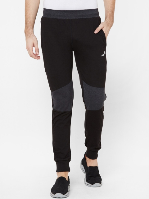 

FiTZ Men Black Solid Slim-Fit Joggers